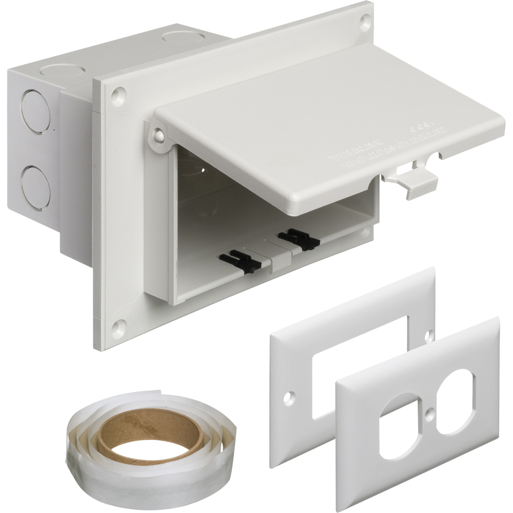 ARL DBHR1W HORIZONTAL IN-BOX WHITE W/ WHITE COVER FOR FLAT SURFACE RETROFIT CONSTRUCTION