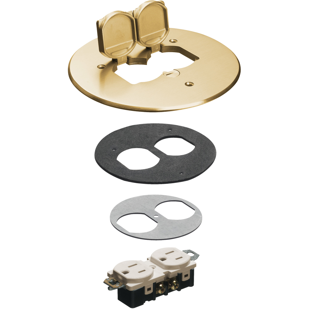 ARL FLB6230MB 6" BRASS COVER KIT 2 FL