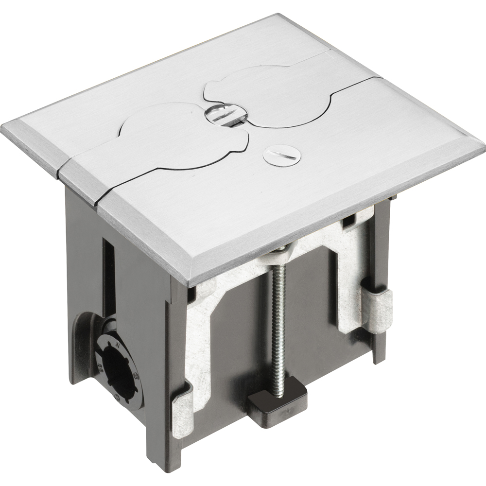 ARL FLBAF101NL NICKEL FLOOR BOX-FLIP