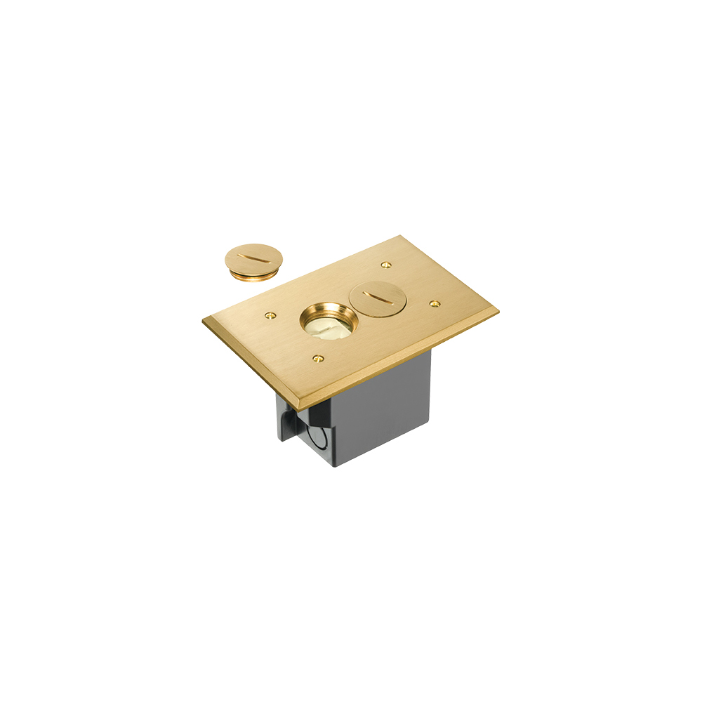 Arlington Industries Flbr101mb Floor Box Kit 1 Gang Two Threaded
