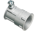 1/2" EMT to 1/2" female threaded. Zinc combination coupling. set-screw EMT to RIGID