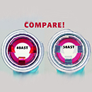 40AST cable prongs allow easier insertion versus 38AST cable prongs