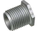 1/2" Conduit nipple, zinc die-cast, Provides burr free entrance into the box. Trade Name - Chase Nipple. Longer Chase Nipple