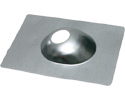 1-1/4" to 1-1/2" Galvanized roof flashing, 22 gauge with neoprene seal.