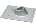 Cast aluminum roof flashing, Trade Size 1-1/4". Includes set screw to secure pipe and compound.