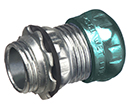 Steel EMT compression connector. concrete tight and rain tight. Trade Size 3/4".