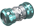 Steel EMT compression coupling. Concrete tight and rain tight. Trade Size 1-1/2