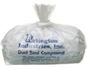 Duct seal compound. asbestos free, non-drying, non-toxic permanently soft. 1lb