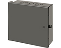 Outdoor rated non-metallic enclosures, NEMA3R. Black, 12 x 12 x 4.