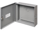 Outdoor rated non-metallic enclosures, NEMA3R. Gray, 12 x 12 x 4.