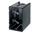 One Box Non-Metallic outlet boxes. Single Gang. Vertical. 22.5 cu.