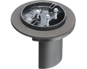 L-shaped fan and fixture vapor box. 70lb fan, 200lb fixture rated for 1/2