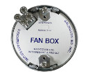 Steel pan box, fan and fixture rated mounting boxes. 70lb fan, 200lb fixture rated. For 1/2
