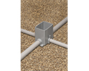 concrete can wired sitting on gravel ready for concrete pour