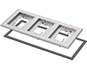 three gang frame and gasket