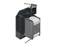 back of nail-on vapor box, knockouts covered with gaskets