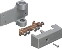 intersystem grounding bridge with PVC adapter and cover