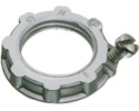 Zinc Die cast grounding locknut for rigid conduit. Trade Size 2-1/2