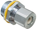 low profile strain relief cord connector