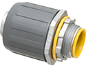 SNAP2IT zinc die-cast, push on, metallic, liquid tight connector. Trade Size 3/4