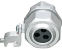 combination rigid to wire grounding and bonding bushing
