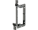 Low Voltage mounting bracket, single gang for installation on existing construction for class 2 wiring only.