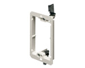 Low Voltage mounting bracket, two gang for installation on existing construction for class 2 wiring only. Low Profile. Low Profile.