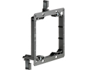 Low Voltage mounting bracket, two gang for installation on existing construction for class 2 wiring only.