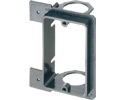 Low voltage bracket for new construction. Mounts vertical on wood or metal studs. Non Metallic. Single Gang. For class 2 low voltage wiring. Built in 3/4