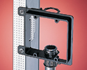 low voltage mounting bracket mounted to steel stud