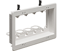 four gang recessed low voltage mounting bracket