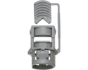 Non-metallic Push-In connector utilizes a wedge push in design for a secure grip with a knockout size of 1/2 inch.