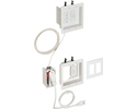 TV BRIDGE II Kit. Non Metallic prewired, preassembled box kits. With two gang boxes.