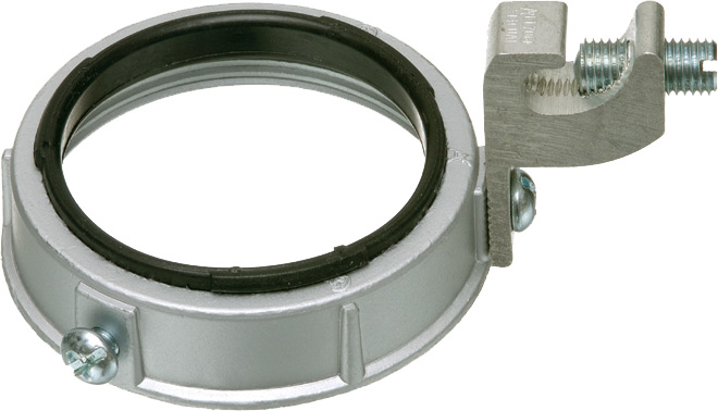 Insulated Metallic Grouning Bushings with Aluminum Lay-in Lug, 1" Size, Zinc Die Cast