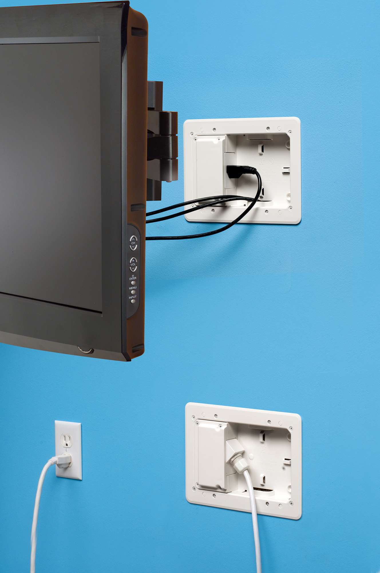 Arlington Low Profile TV Bridge Kit for Shallow Wall Depths TVL2508K 